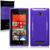 TPU Gel Case for HTC Windows Phone 8X Purple (OEM )